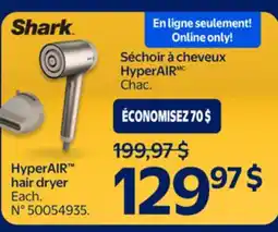 Walmart Shark HyperAIR hair dryer offer