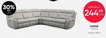 Meubles RD KARINE Reclining offer