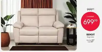 Meubles RD Benoit - Reclining Loveseat offer