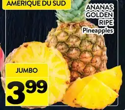 Supermarché PA ANANAS | GOLDEN RIPE Pineapples offer