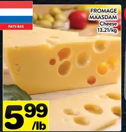 Supermarché PA FROMAGE MAASDAM | Cheese offer