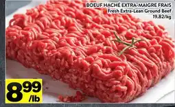 Supermarché PA BOEUF HACHÉ EXTRA-MAIGRE FRAIS | Fresh Extra-Lean Ground Beef offer