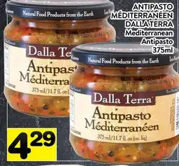 Supermarché PA ANTIPASTO MÉDITERRANÉEN DALLA TERRA | Mediterranean Antipasto offer