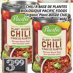 Supermarché PA CHILI À BASE DE PLANTES BIOLOGIQUE PACIFIC FOODS | Organic Plant-Based Chili offer