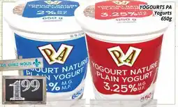 Supermarché PA YOGOURTS PA | Yogurts offer