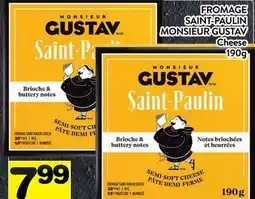 Supermarché PA FROMAGE SAINT-PAULIN MONSIEUR GUSTAV | Cheese offer