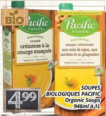 Supermarché PA SOUPES BIOLOGIQUES PACIFIC | Organic offer