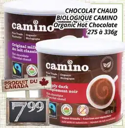 Supermarché PA CHOCOLAT CHAUD BIOLOGIQUE CAMINO |Organic Hot Chocolate offer