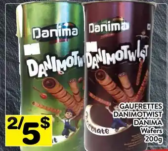 Supermarché PA GAUFRETTES DANIMOTWIST DANIMA | Wafers offer