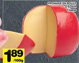 Supermarché PA FROMAGE EN BOULE D'EDAM | Cheese offer