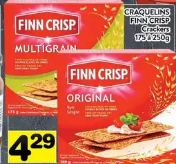 Supermarché PA CRAQUELINS FINN CRISP | Crackers offer