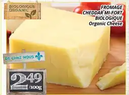 Supermarché PA FROMAGE CHEDDAR MI-FORT BIOLOGIQUE | Organic Cheese offer