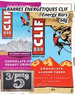 Supermarché PA BARRES ÉNERGÉTIQUES CLIF | Energy Bars offer