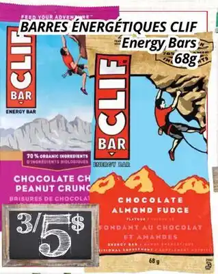 Supermarché PA BARRES ÉNERGÉTIQUES CLIF | Energy Bars offer