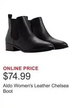 Costco Aldo Women's Leather Chelsea Boot offer