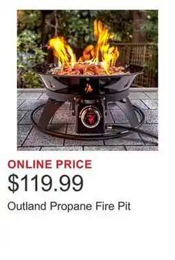Costco Outland Propane Fire Pit offer