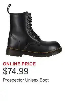 Costco Prospector Unisex Boot offer
