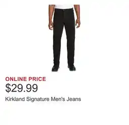 Costco Kirkland Signature Men's Jeans offer
