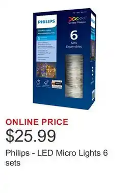 Costco Philips - LED Micro Lights 6 sets offer