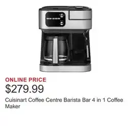 Costco Cuisinart Coffee Centre Barista Bar 4 in 1 Coffee Maker offer