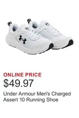 Costco Under Armour Men's Charged Assert 10 Running Shoe offer
