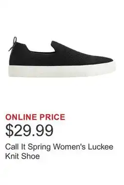 Costco Call It Spring Women's Luckee Knit Shoe offer