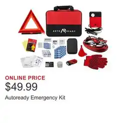 Costco Autoready Emergency Kit offer