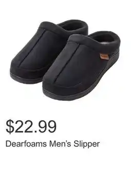 Costco Dearfoams Men's Slipper offer