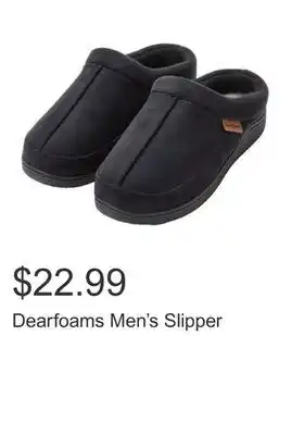 Costco Dearfoams Men's Slipper offer