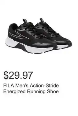Costco FILA Men's Action-Stride Energized Running Shoe offer