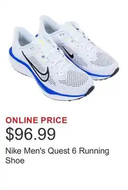 Costco Nike Men's Quest 6 Running Shoe offer