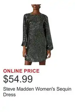 Costco Steve Madden Women's Sequin Dress offer