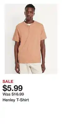 Old Navy Henley T-Shirt offer