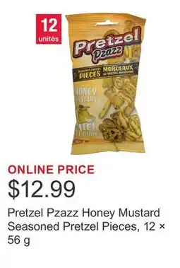 Costco Pretzel Pzazz Honey Mustard Seasoned Pretzel Pieces, 12 × 56 g offer