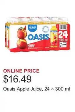 Costco Oasis Apple Juice, 24 × 300 ml offer