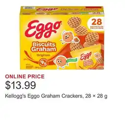 Costco Kellogg's Eggo Graham Crackers, 28 × 28 g offer
