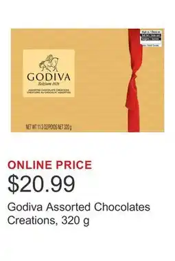 Costco Godiva Assorted Chocolates Creations, 320 g offer