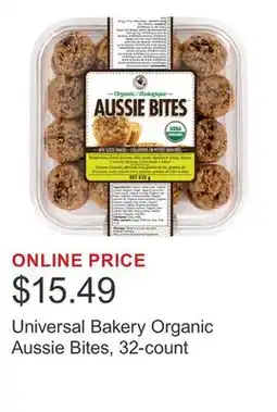 Costco Universal Bakery Organic Aussie Bites, 32-count offer