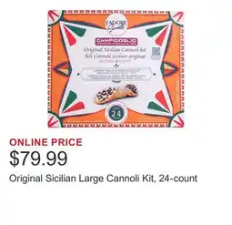 Costco Original Sicilian Large Cannoli Kit, 24-count offer