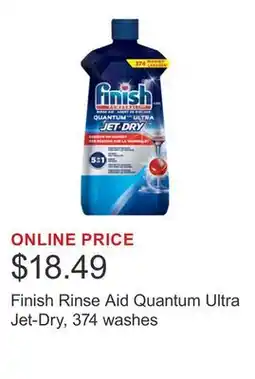 Costco Finish Rinse Aid Quantum Ultra Jet-Dry, 374 washes offer