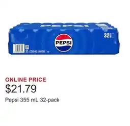 Costco Pepsi 355 mL 32-pack offer