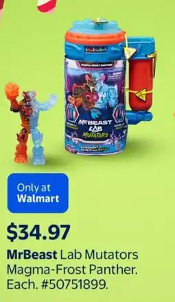 Walmart MrBeast Lab Mutators Magma-Frost Panther offer