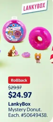 Walmart LankyBox Mystery Donut. Each offer