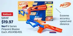 Walmart Nerf N Series Pinpoint Blaster offer