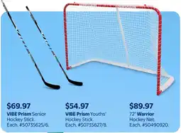 Walmart VIBE Prism Youths' Hockey Stick offer