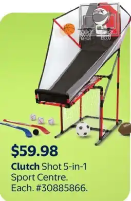 Walmart Clutch Shot 5-in-1 Sport Centre offer