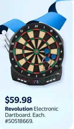 Walmart Revolution Electronic Dartboard offer