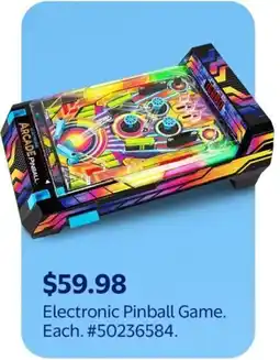 Walmart Electronic Pinball Game offer