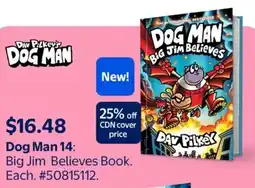 Walmart Dog Man 14: Big Jim Believes Book offer