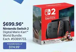 Walmart Nintendo Switch 2 Digital Mario Kart World Bundle offer